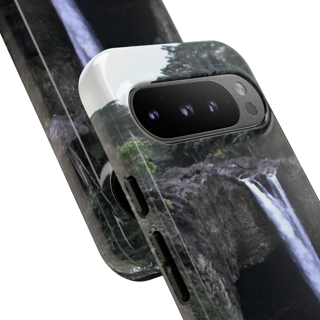 Waterfall Photo Phone Case - Scenic Nature Phone Case with 'Pinecone Pictures' Signature