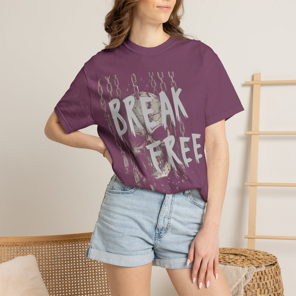 Break Free Skull T-Shirt — Inspirational Recovery Tee ("You matter. Your courage is your strength.")