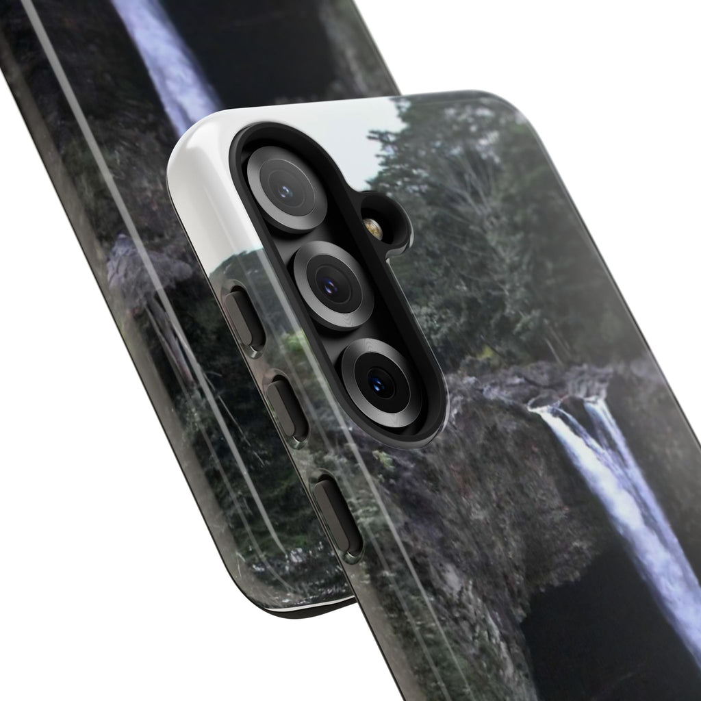 Waterfall Photo Phone Case - Scenic Nature Phone Case with 'Pinecone Pictures' Signature