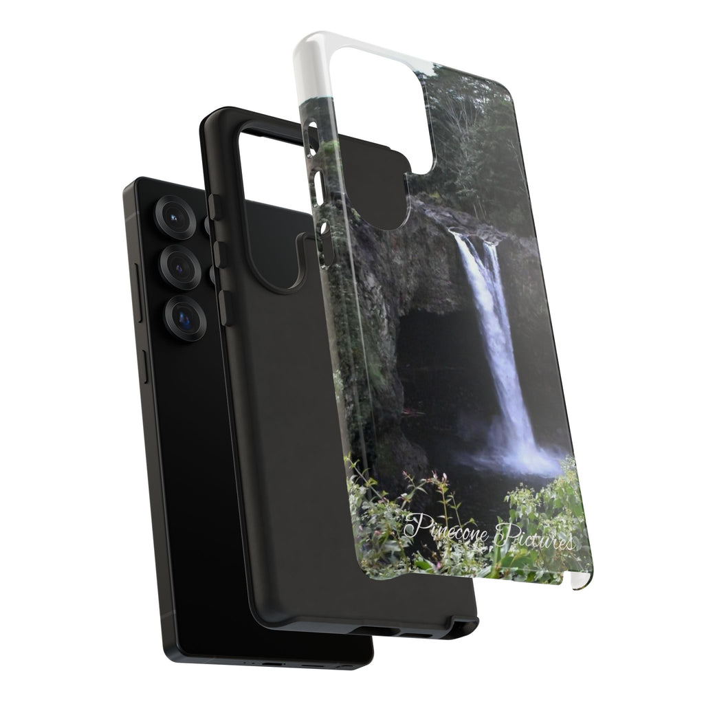 Waterfall Photo Phone Case - Scenic Nature Phone Case with 'Pinecone Pictures' Signature
