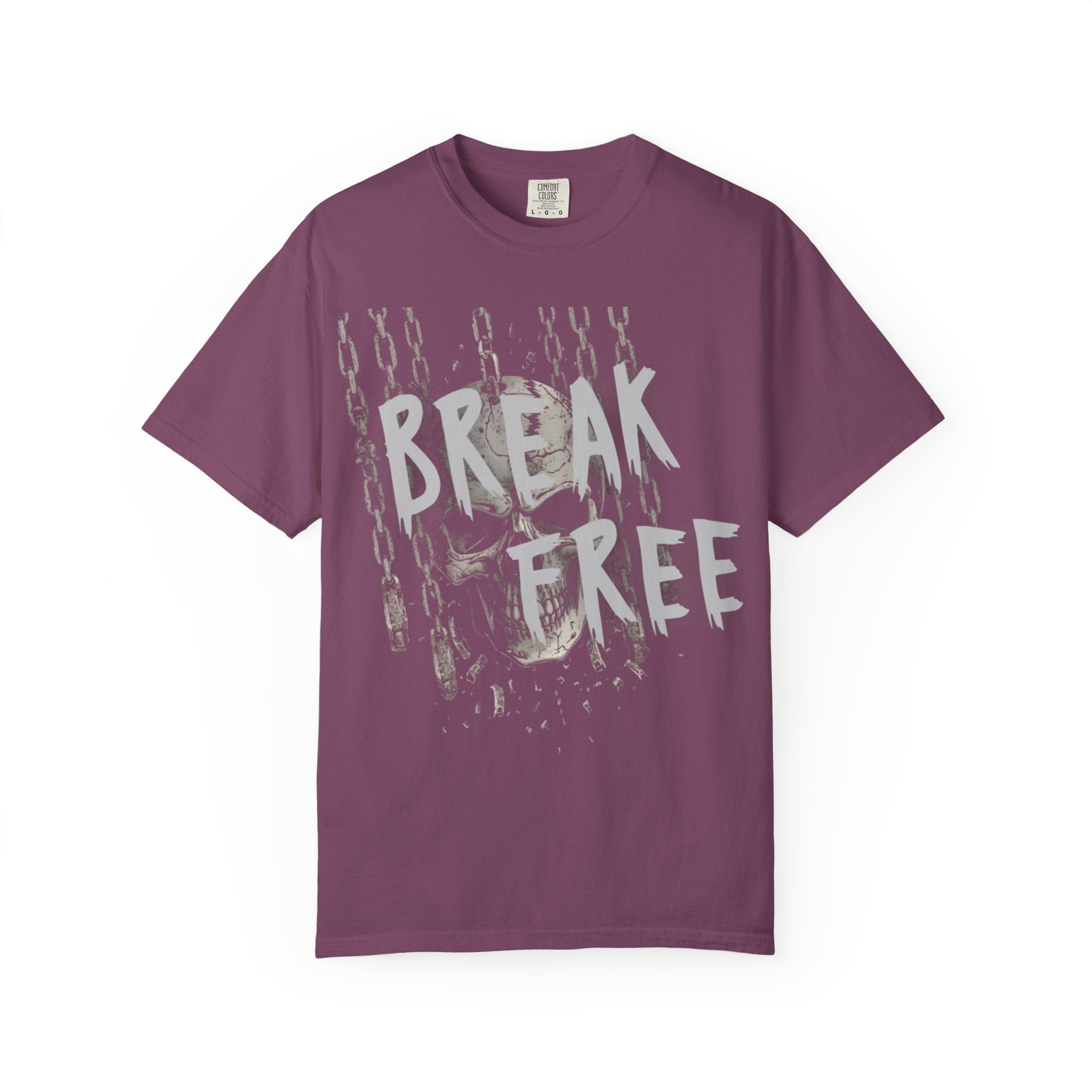 Break Free Skull T-Shirt — Inspirational Recovery Tee ("You matter. Your courage is your strength.")
