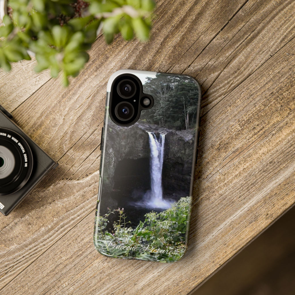 Waterfall Photo Phone Case - Scenic Nature Phone Case with 'Pinecone Pictures' Signature