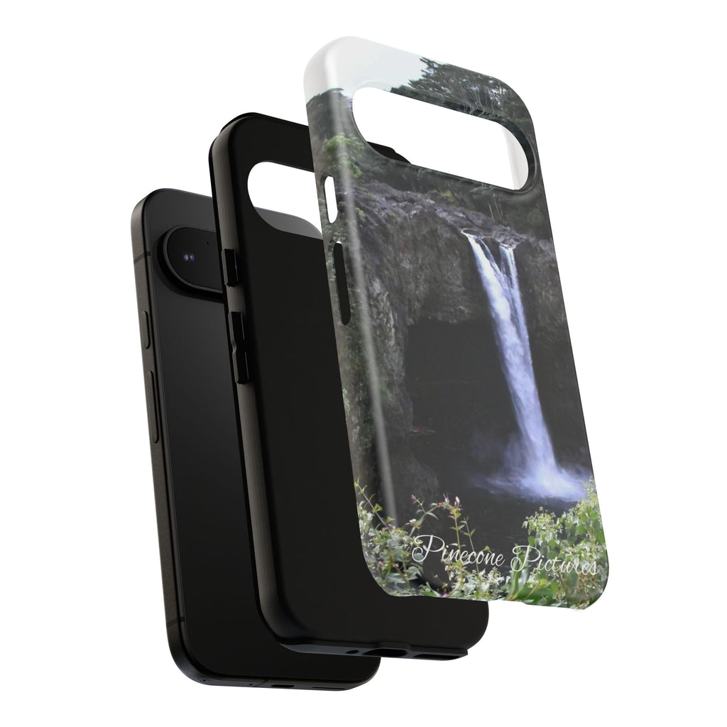 Waterfall Photo Phone Case - Scenic Nature Phone Case with 'Pinecone Pictures' Signature