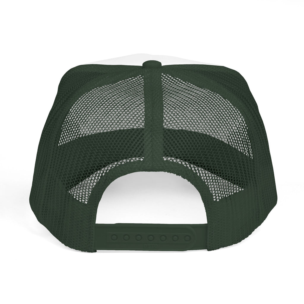 Pinecone Pictures Trucker Cap — Vintage Camera Pinecone Logo Mesh Hat