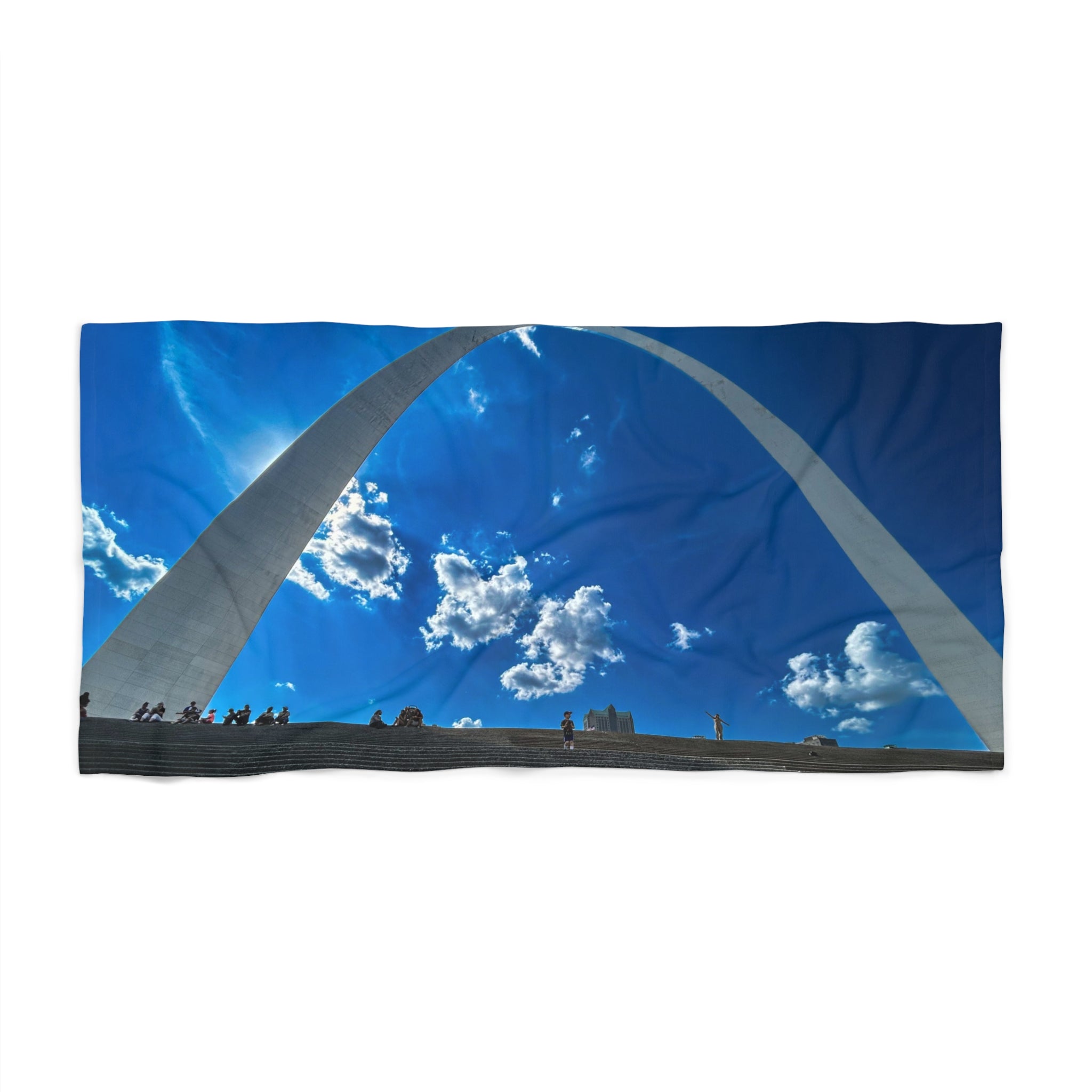 Gateway Arch Beach Towel — St. Louis Icon Skyline Design