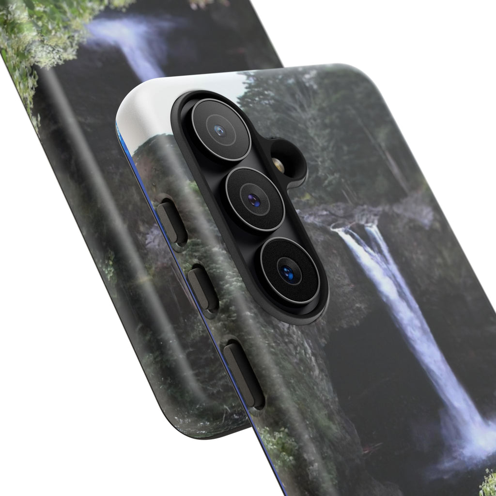Waterfall Photo Phone Case - Scenic Nature Phone Case with 'Pinecone Pictures' Signature