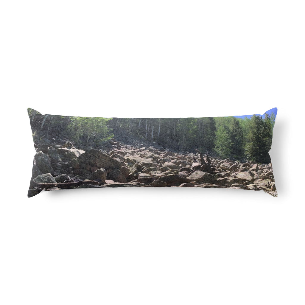 Aspen Grove Body Pillow — Nature Landscape Decorative Lumbar Pillow