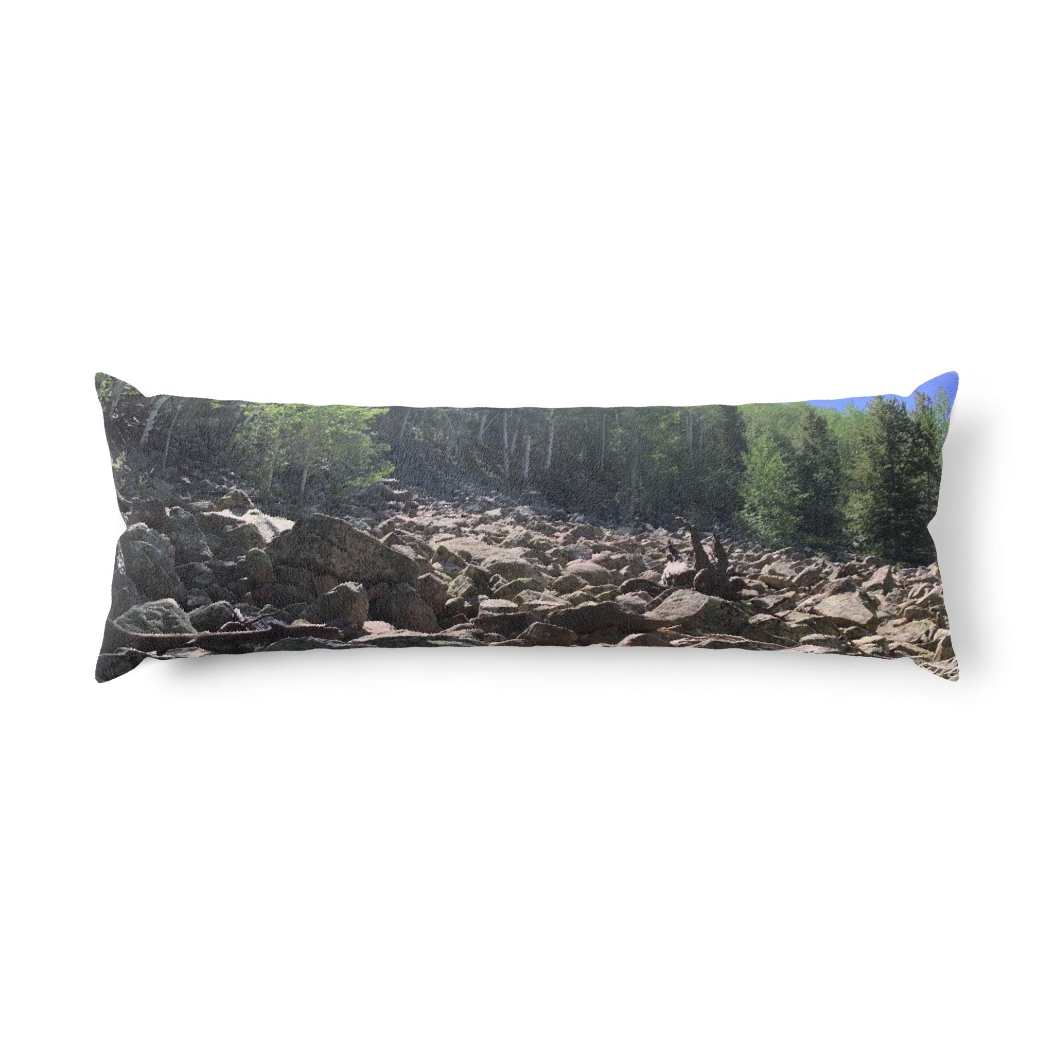 Aspen Grove Body Pillow — Nature Landscape Decorative Lumbar Pillow