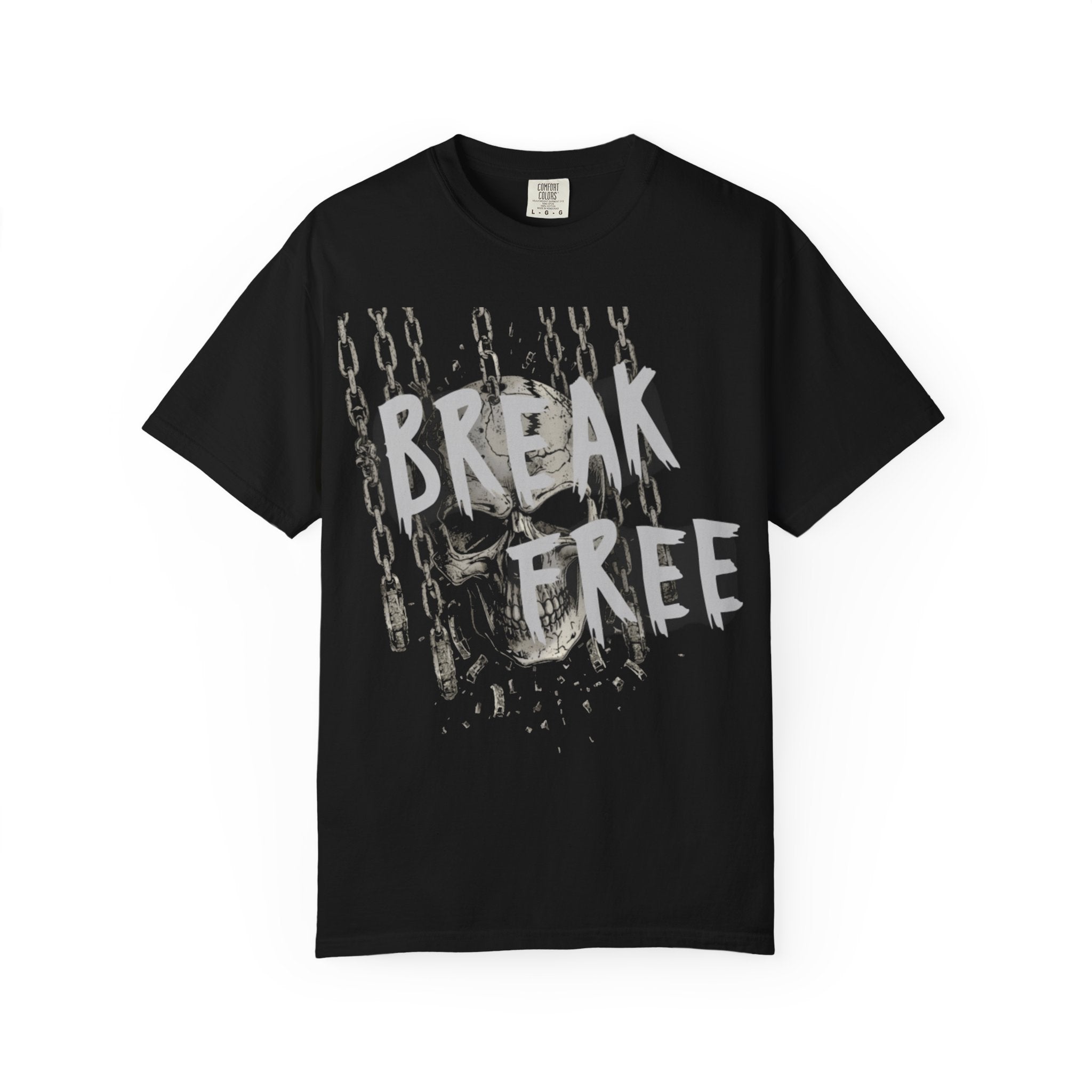 Break Free Skull T-Shirt — Inspirational Recovery Tee ("You matter. Your courage is your strength.")