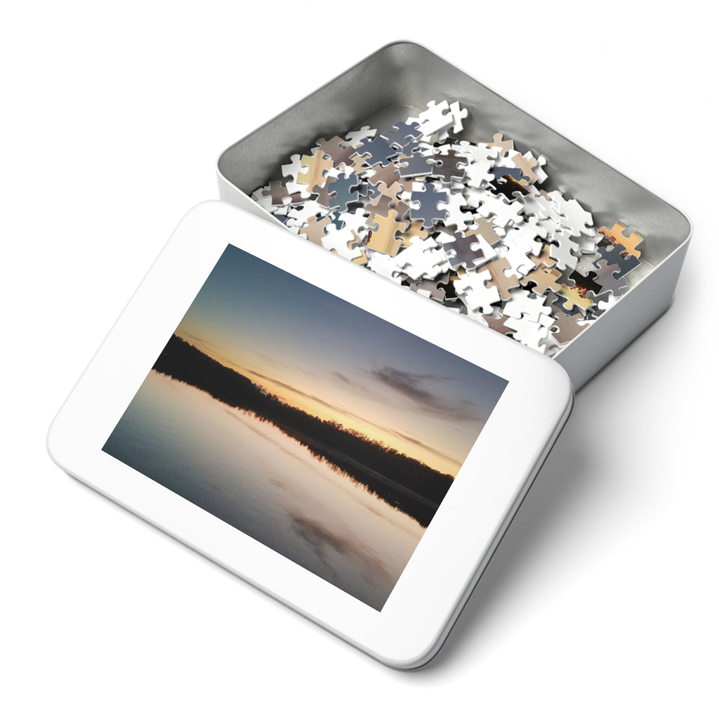 Jigsaw Puzzle with Tin