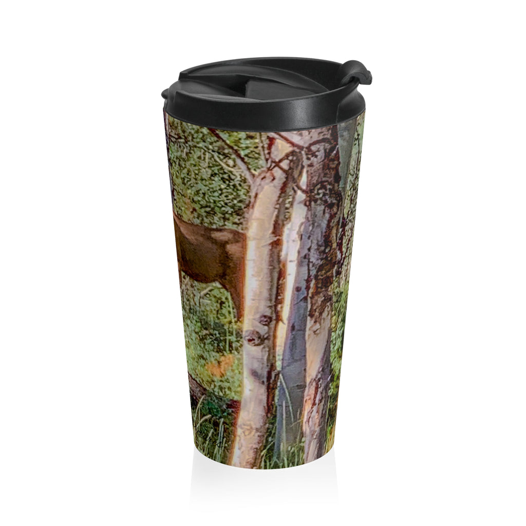 Travel Mug — Woodland Doe Stainless Steel Insulated Coffee Tumbler