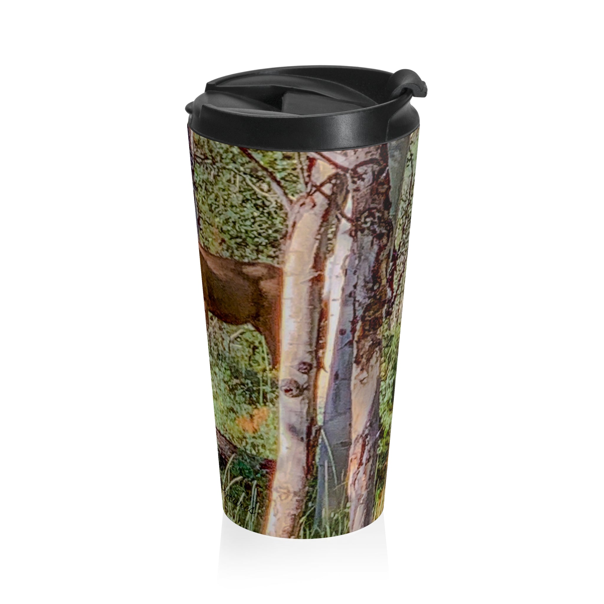 Travel Mug — Woodland Doe Stainless Steel Insulated Coffee Tumbler