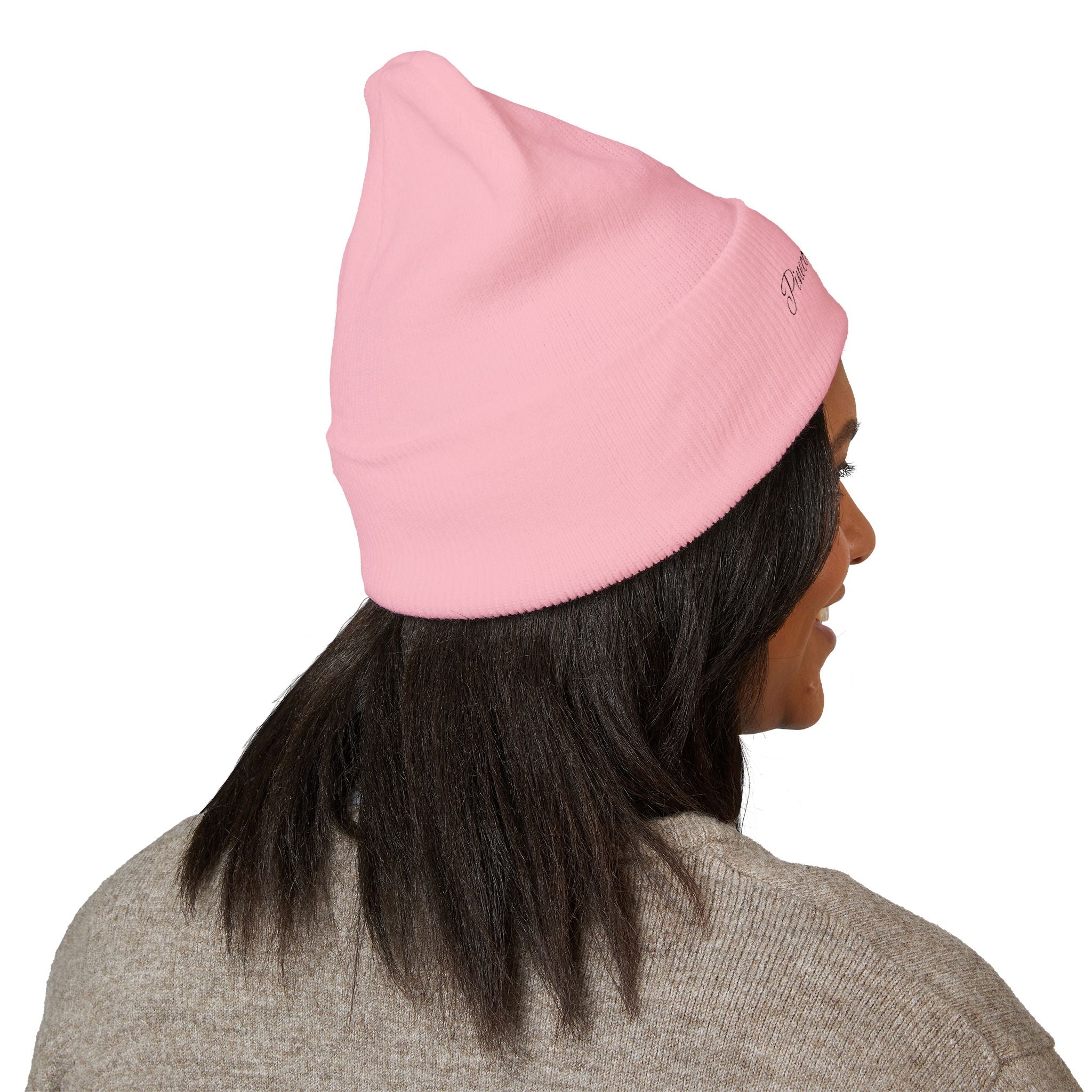Embroidered "Pinecone Pictures" Classic Cuffed Beanie