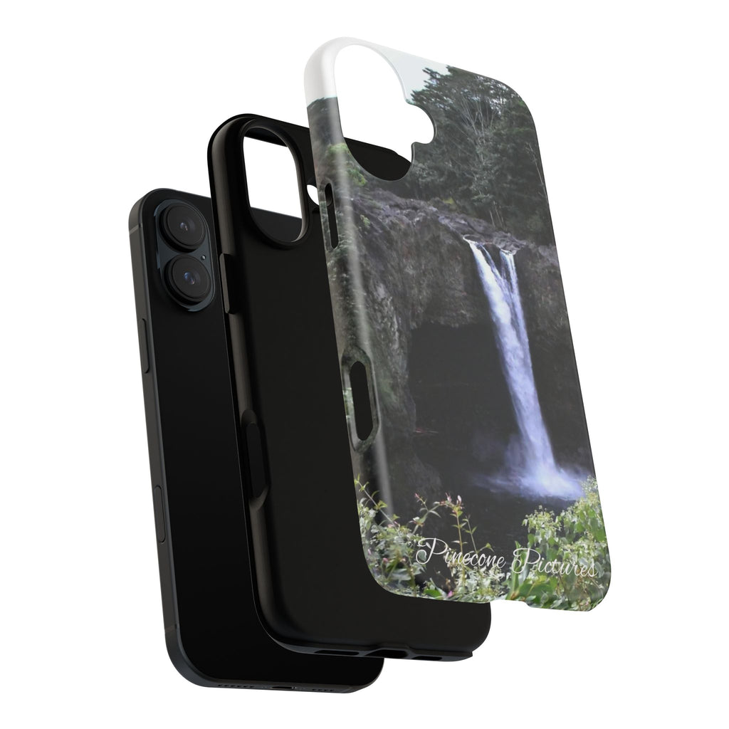 Waterfall Photo Phone Case - Scenic Nature Phone Case with 'Pinecone Pictures' Signature