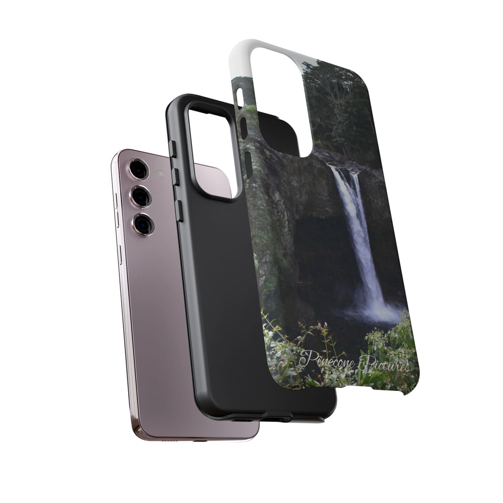 Waterfall Photo Phone Case - Scenic Nature Phone Case with 'Pinecone Pictures' Signature