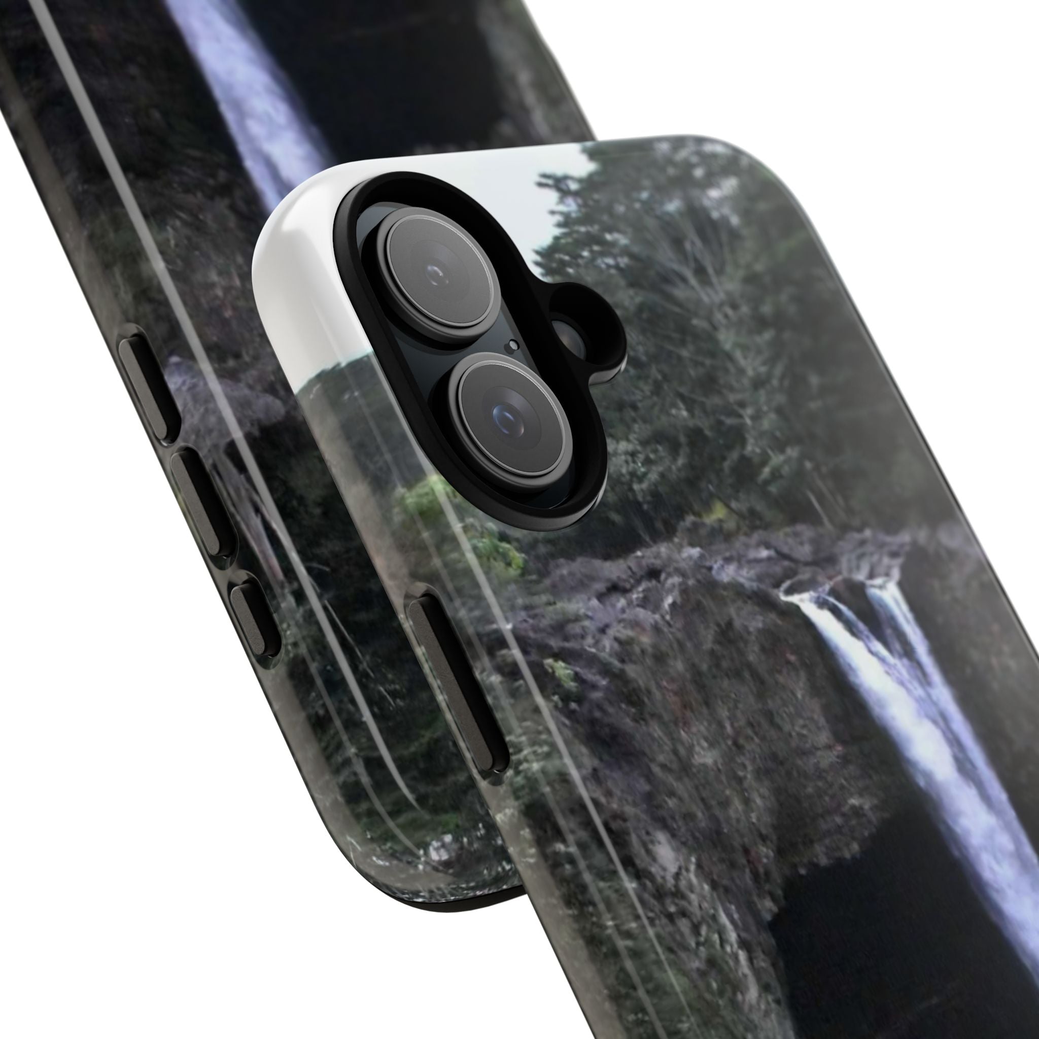 Waterfall Photo Phone Case - Scenic Nature Phone Case with 'Pinecone Pictures' Signature