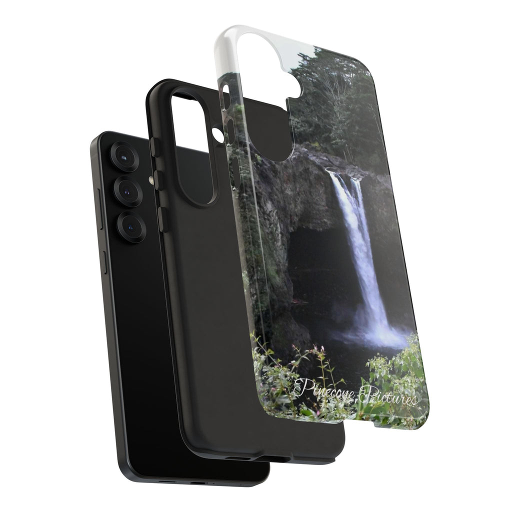 Waterfall Photo Phone Case - Scenic Nature Phone Case with 'Pinecone Pictures' Signature
