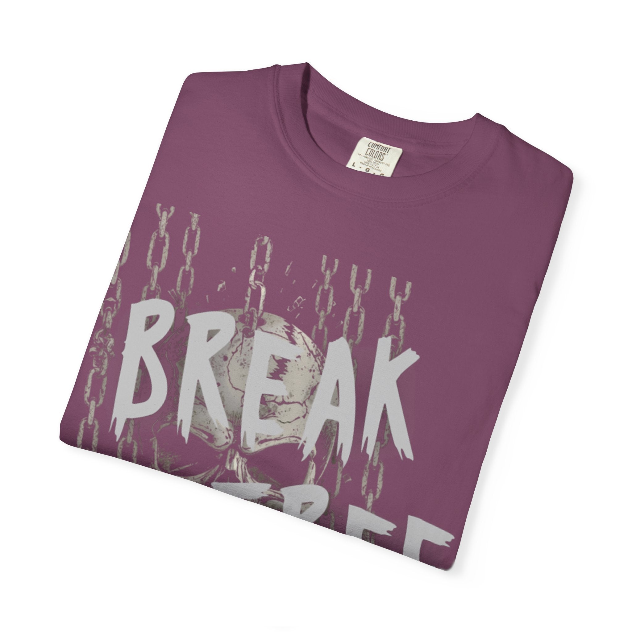 Break Free Skull T-Shirt — Inspirational Recovery Tee ("You matter. Your courage is your strength.")