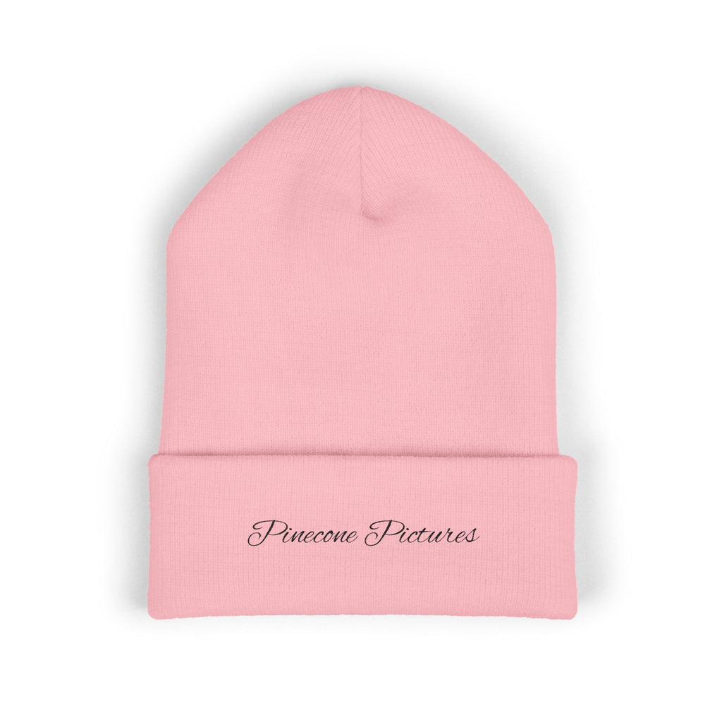 Embroidered "Pinecone Pictures" Classic Cuffed Beanie