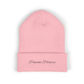 Embroidered "Pinecone Pictures" Classic Cuffed Beanie