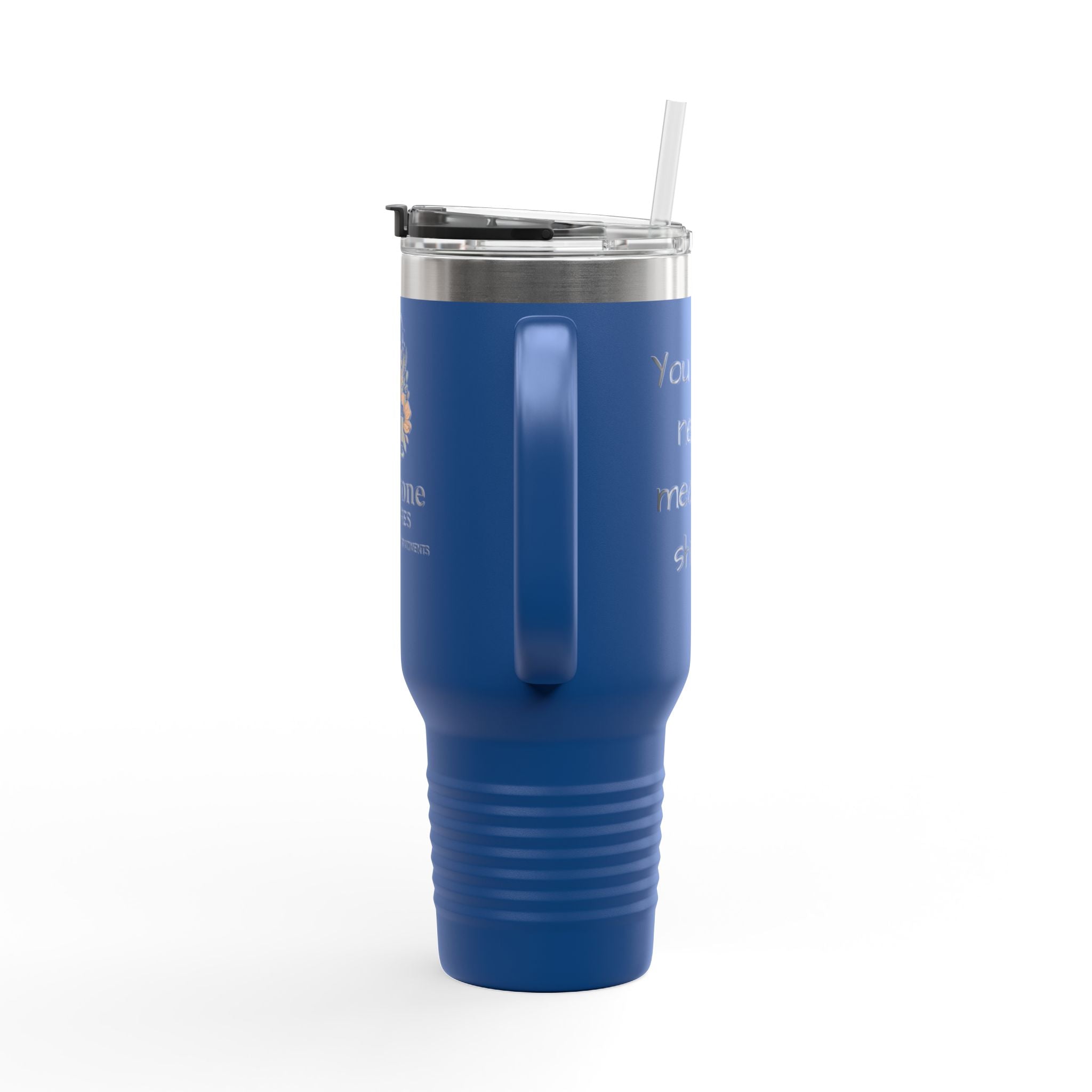 40oz Insulated Travel Mug — Pinecone Pictures Logo Thermal Tumbler