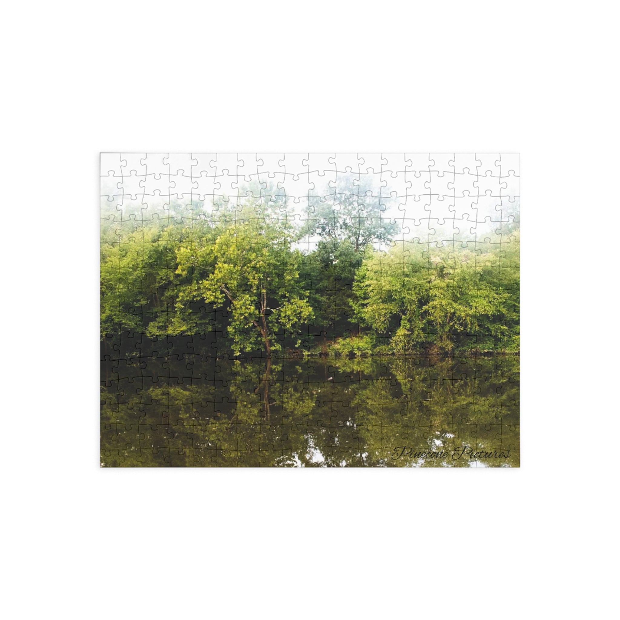Riverbank Reflection Puzzle — Scenic Nature Jigsaw (96/252/500/1000 pcs)