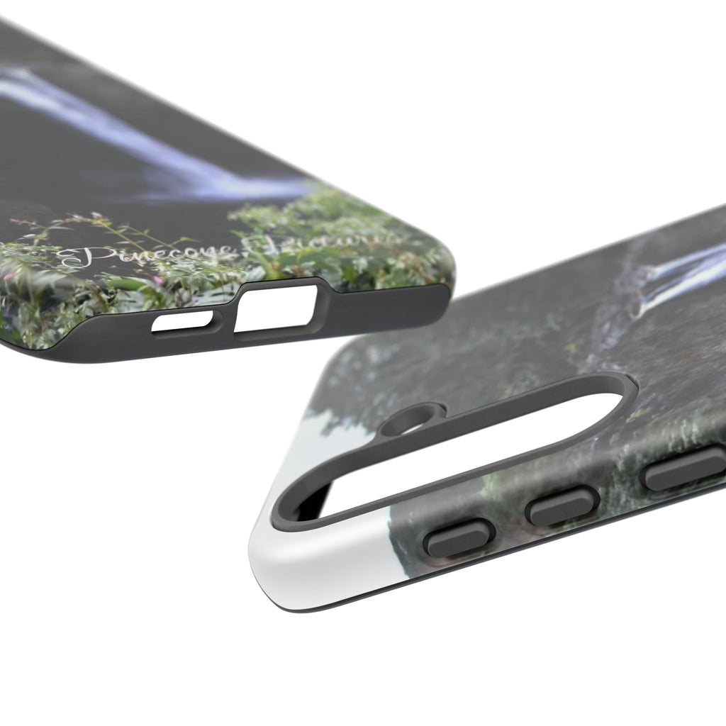 Waterfall Photo Phone Case - Scenic Nature Phone Case with 'Pinecone Pictures' Signature