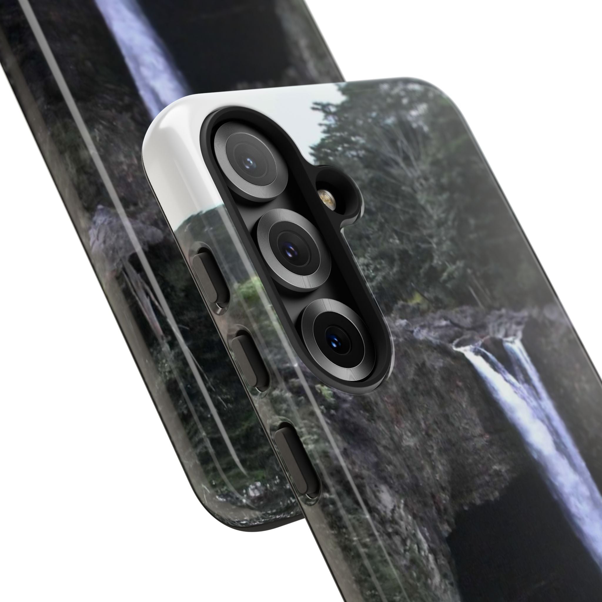 Waterfall Photo Phone Case - Scenic Nature Phone Case with 'Pinecone Pictures' Signature