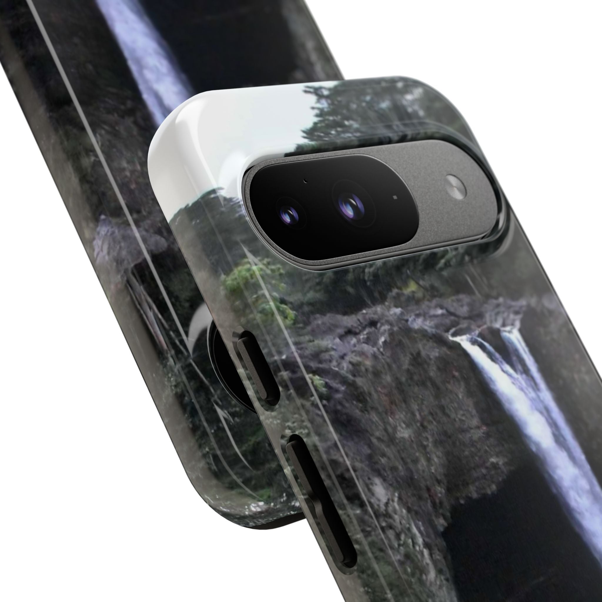 Waterfall Photo Phone Case - Scenic Nature Phone Case with 'Pinecone Pictures' Signature