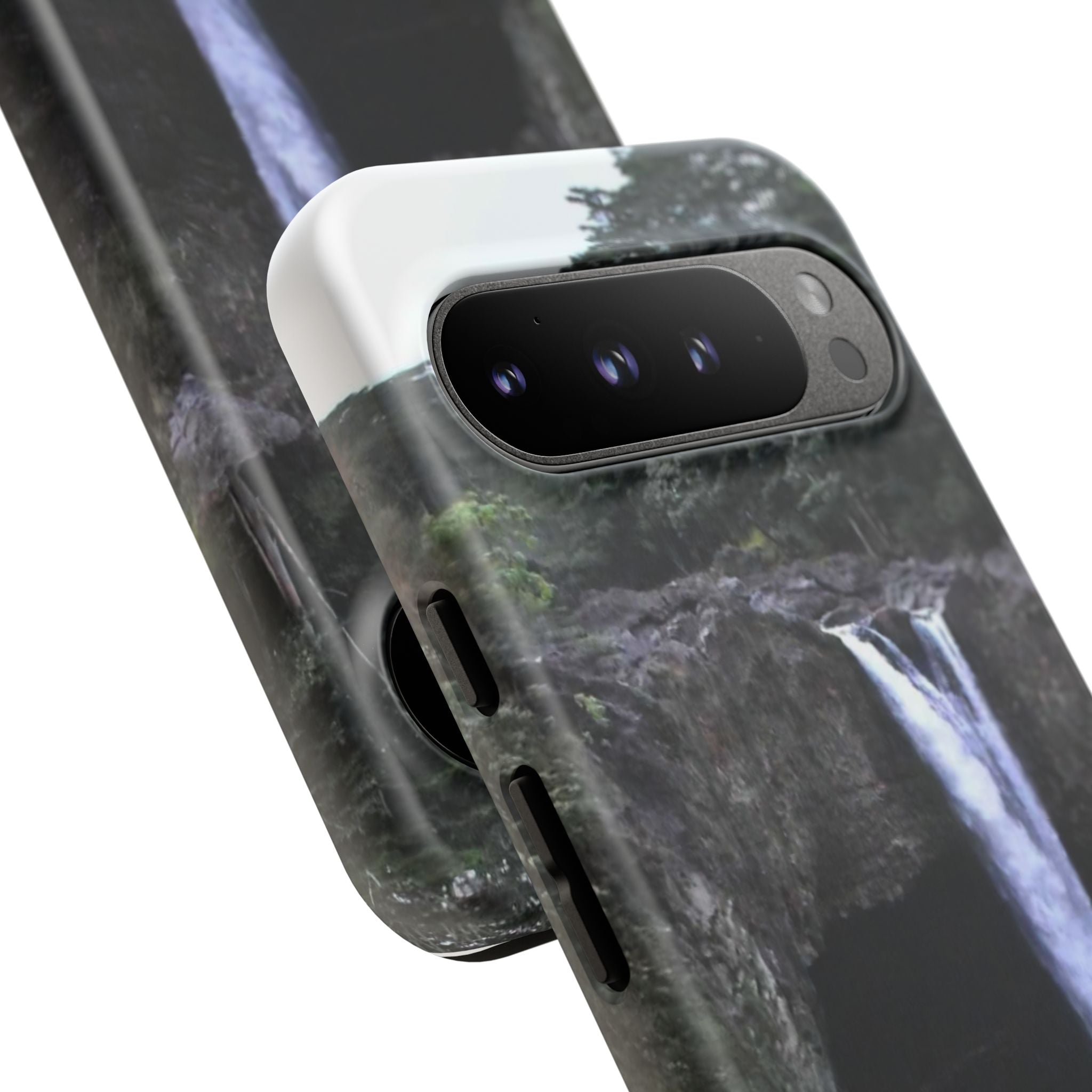 Waterfall Photo Phone Case - Scenic Nature Phone Case with 'Pinecone Pictures' Signature