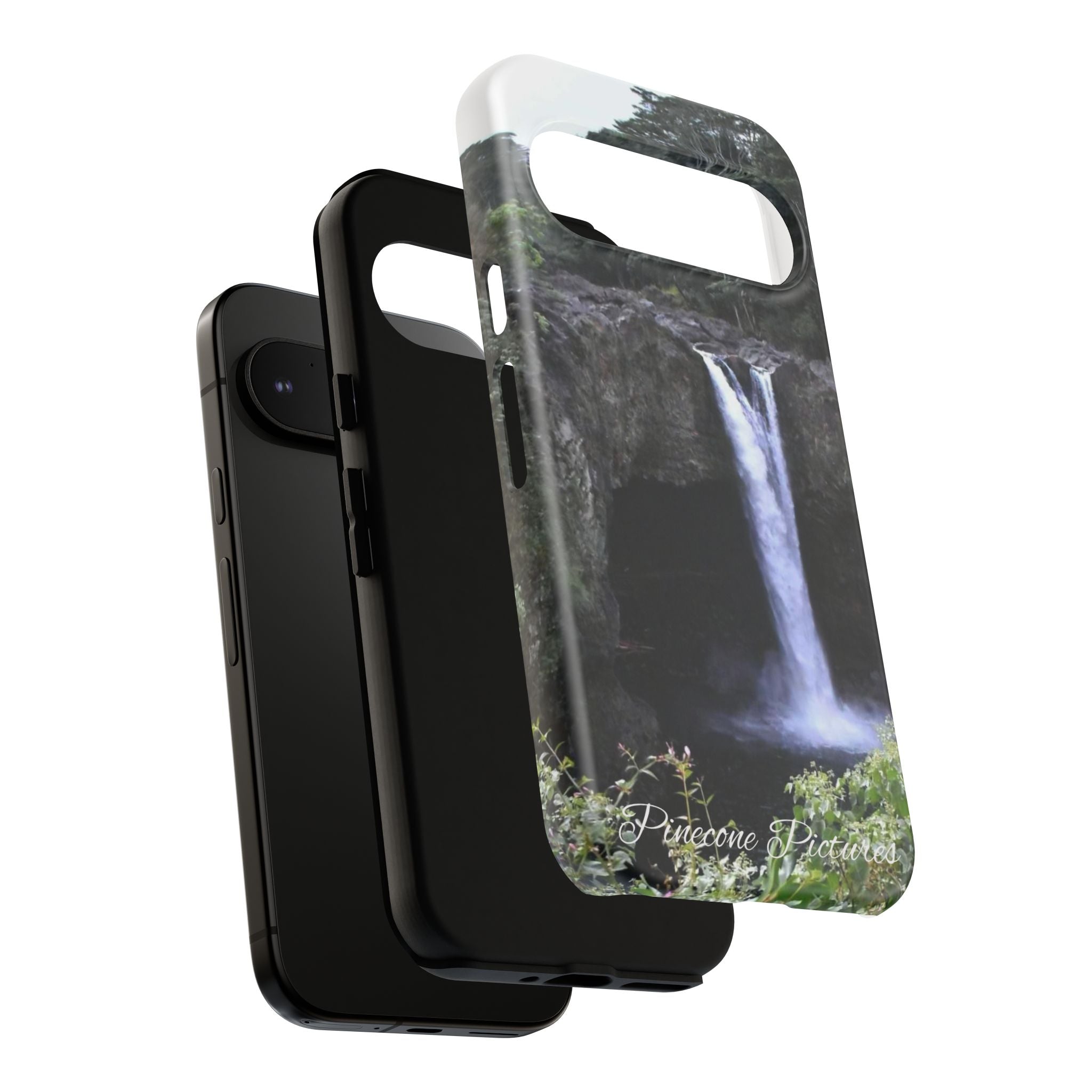Waterfall Photo Phone Case - Scenic Nature Phone Case with 'Pinecone Pictures' Signature