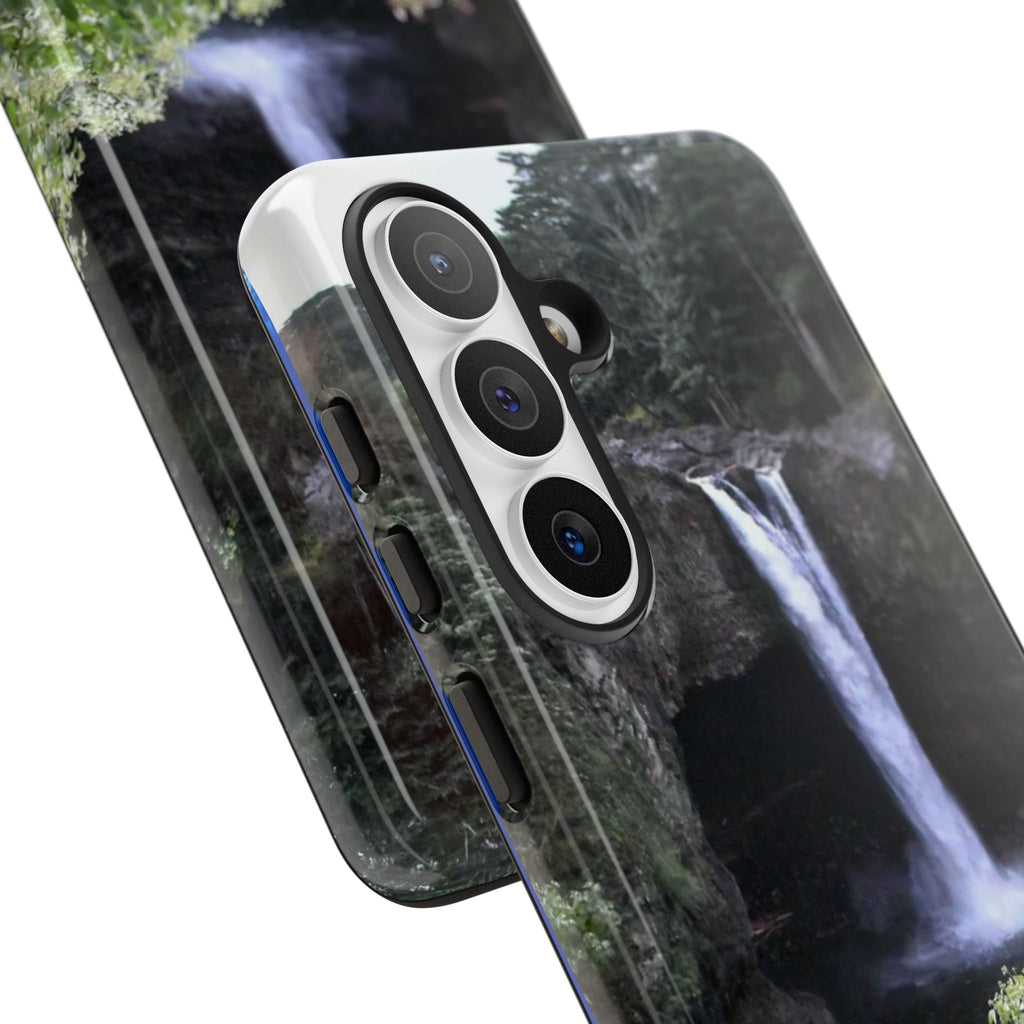 Waterfall Photo Phone Case - Scenic Nature Phone Case with 'Pinecone Pictures' Signature