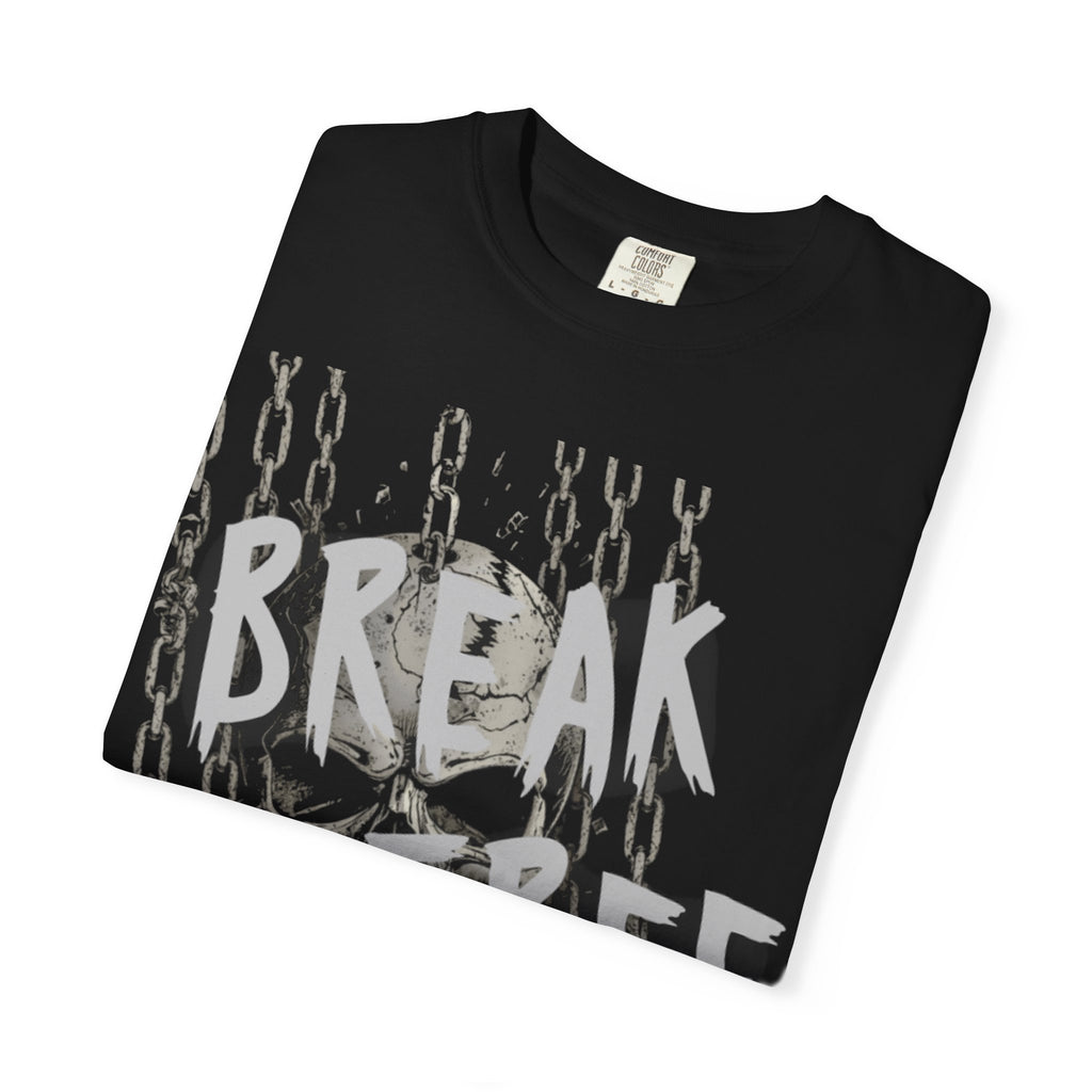 Break Free Skull T-Shirt — Inspirational Recovery Tee ("You matter. Your courage is your strength.")