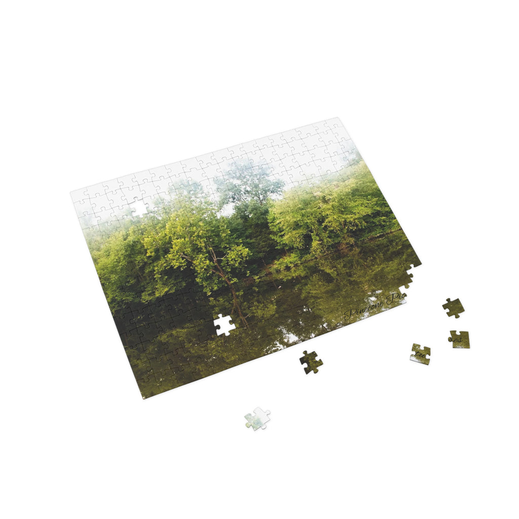 Riverbank Reflection Puzzle — Scenic Nature Jigsaw (96/252/500/1000 pcs)