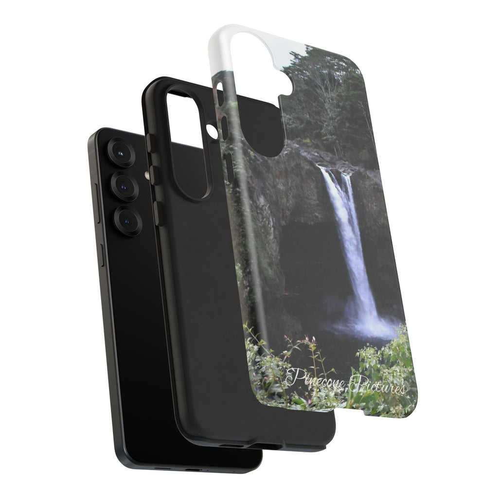 Waterfall Photo Phone Case - Scenic Nature Phone Case with 'Pinecone Pictures' Signature