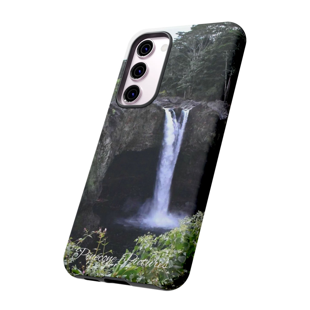 Waterfall Photo Phone Case - Scenic Nature Phone Case with 'Pinecone Pictures' Signature