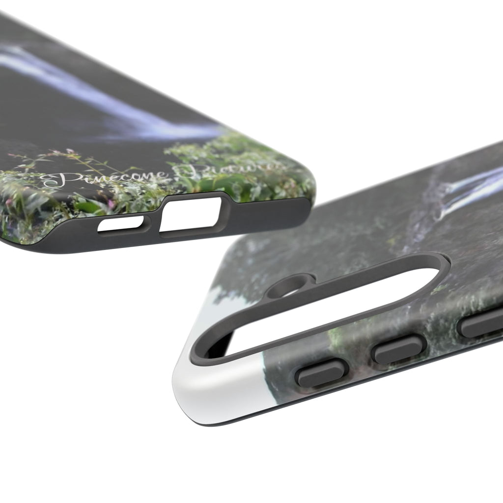 Waterfall Photo Phone Case - Scenic Nature Phone Case with 'Pinecone Pictures' Signature