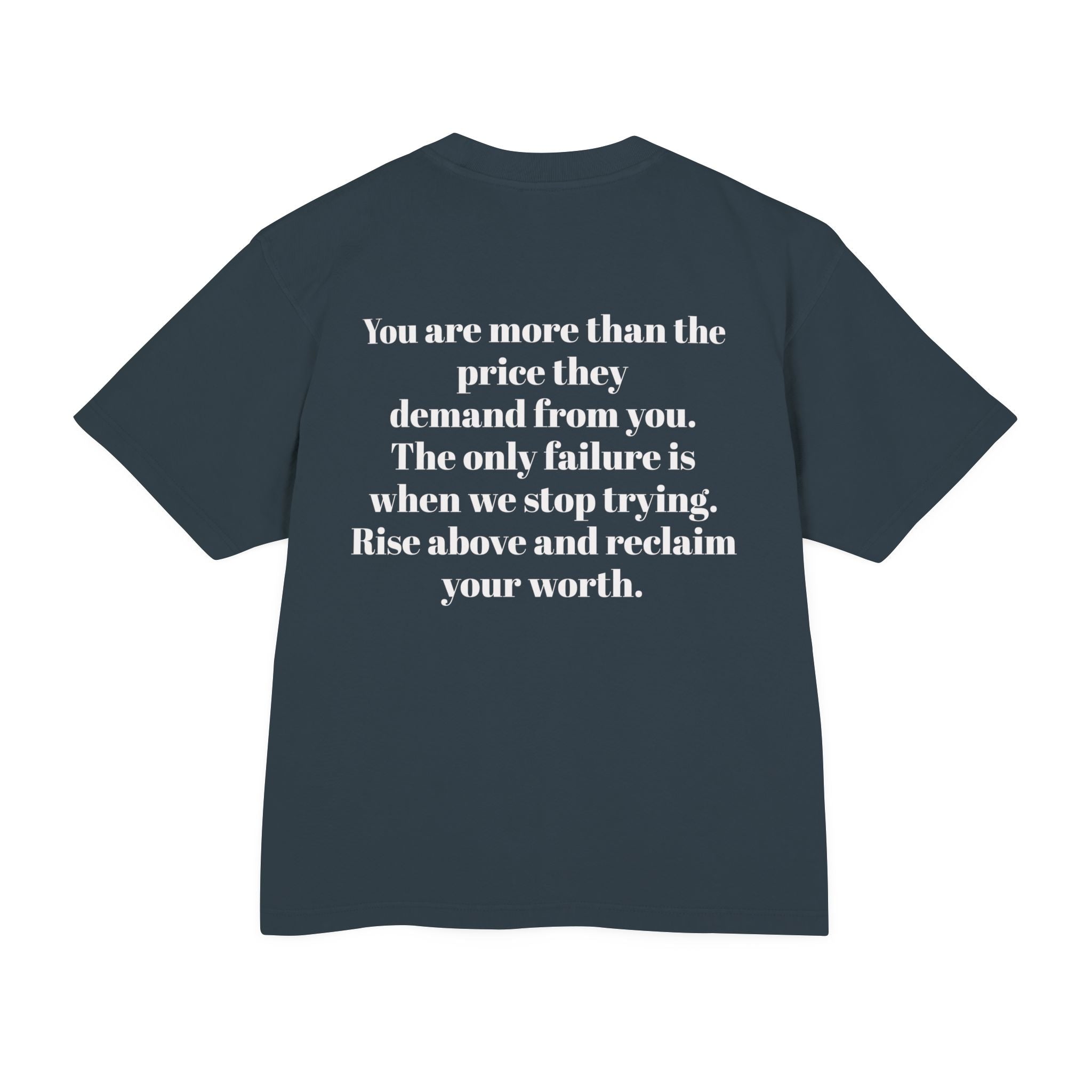 Break the Chains Skull Tee — "Break the Chains" Front & "Overcome Your Limits" Back