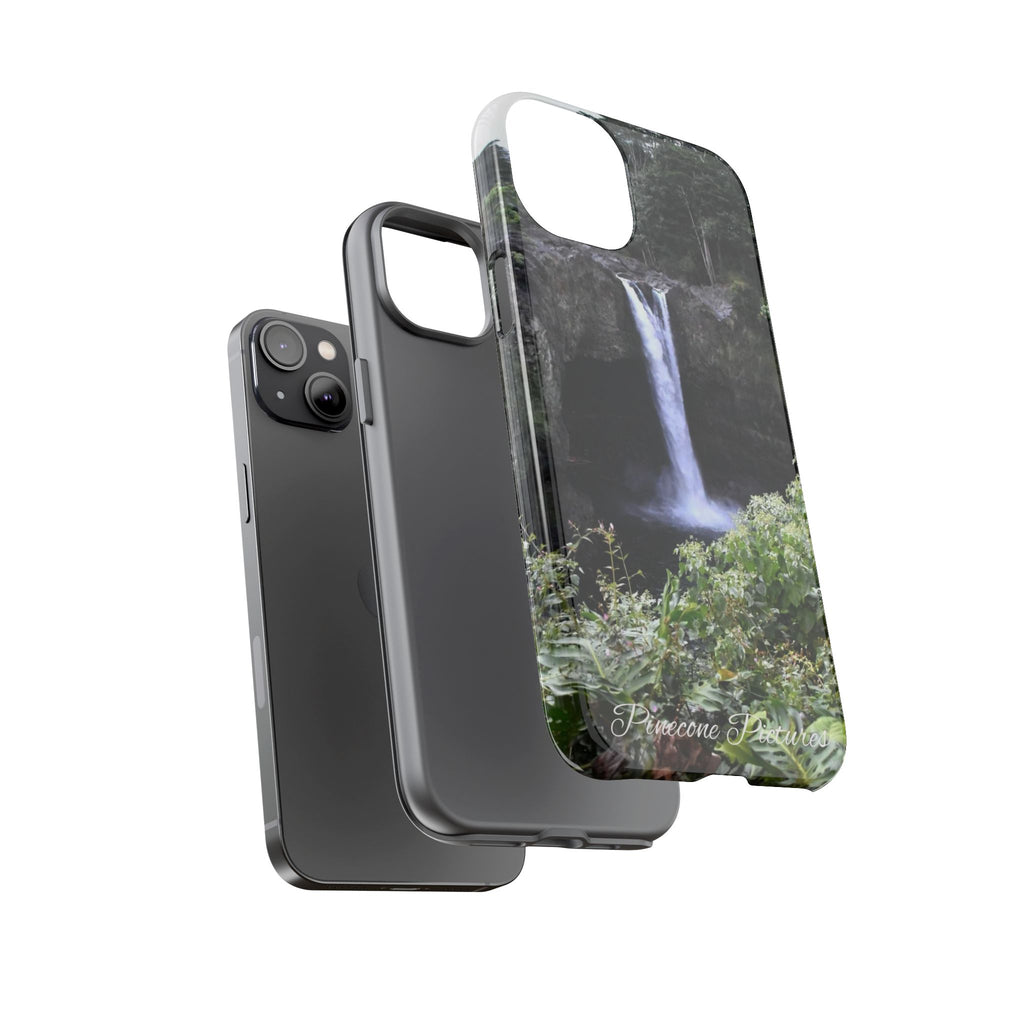 Waterfall Photo Phone Case - Scenic Nature Phone Case with 'Pinecone Pictures' Signature