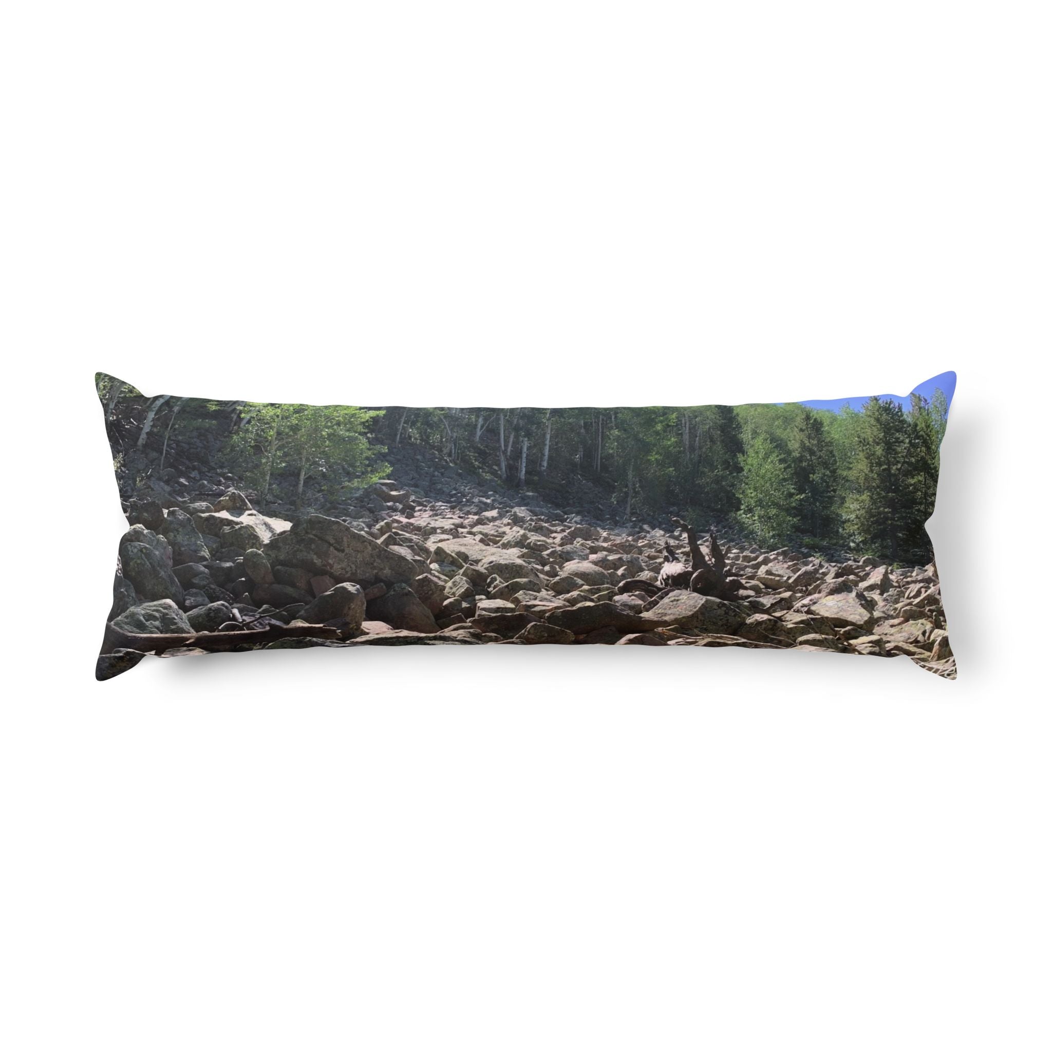 Aspen Grove Body Pillow — Nature Landscape Decorative Lumbar Pillow