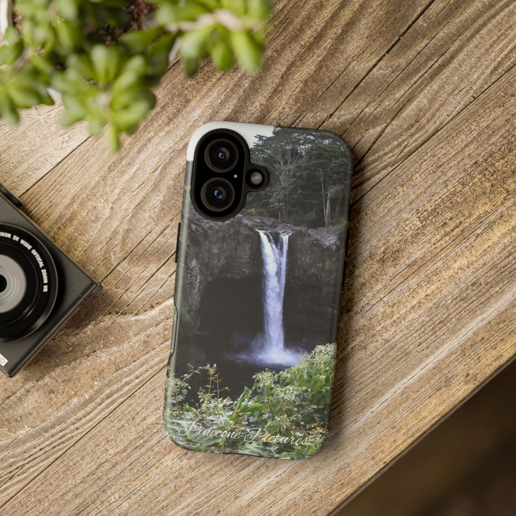 Waterfall Photo Phone Case - Scenic Nature Phone Case with 'Pinecone Pictures' Signature