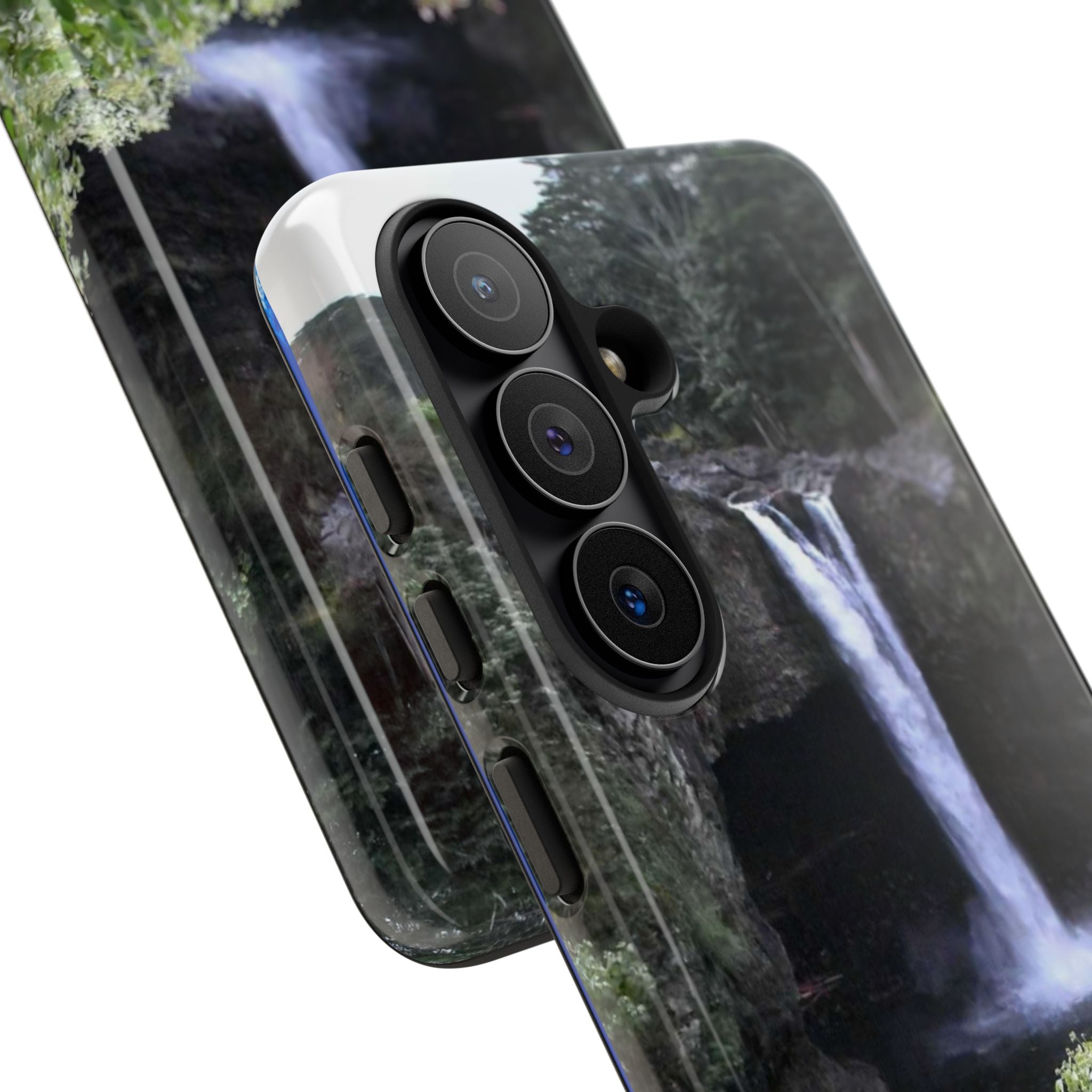 Waterfall Photo Phone Case - Scenic Nature Phone Case with 'Pinecone Pictures' Signature