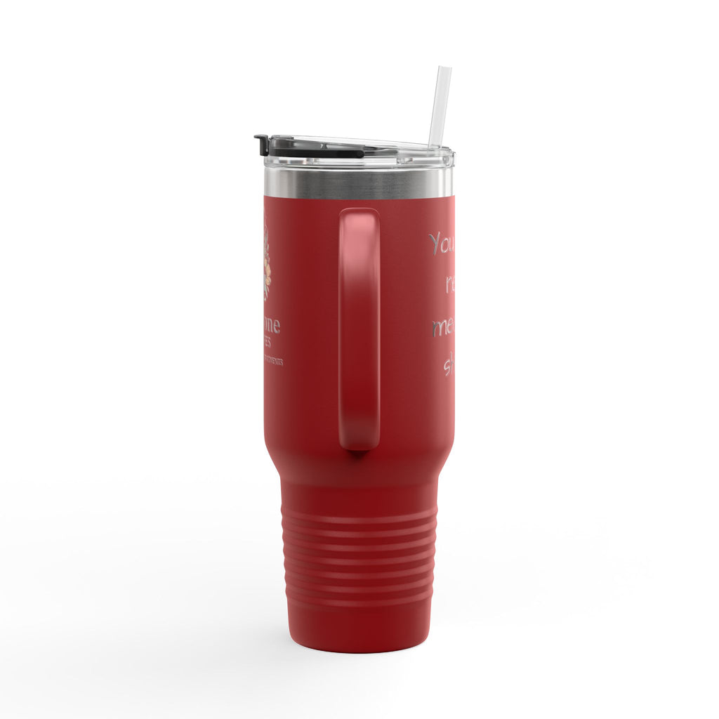 40oz Insulated Travel Mug — Pinecone Pictures Logo Thermal Tumbler