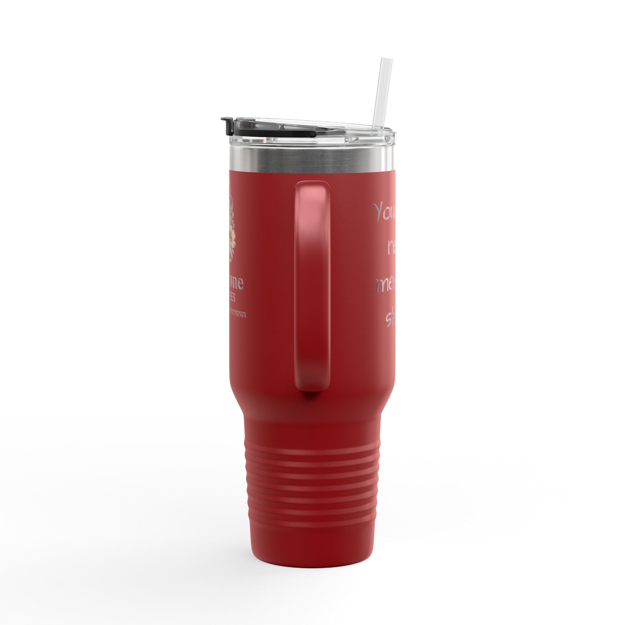 40oz Insulated Travel Mug — Pinecone Pictures Logo Thermal Tumbler