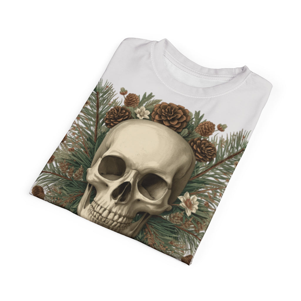 Skull & Pinecone T‑Shirt — 'Pinecone: Grow Where You Land' Nature Skull Tee