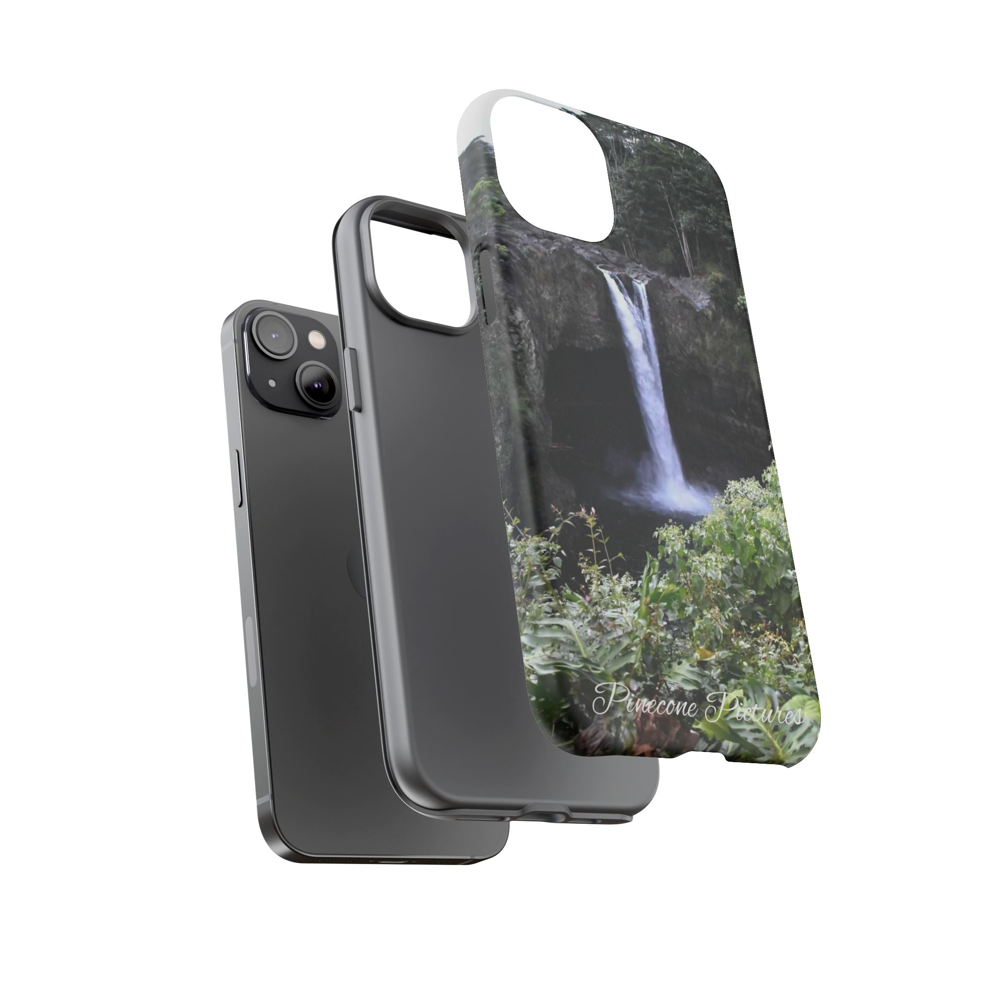 Waterfall Photo Phone Case - Scenic Nature Phone Case with 'Pinecone Pictures' Signature