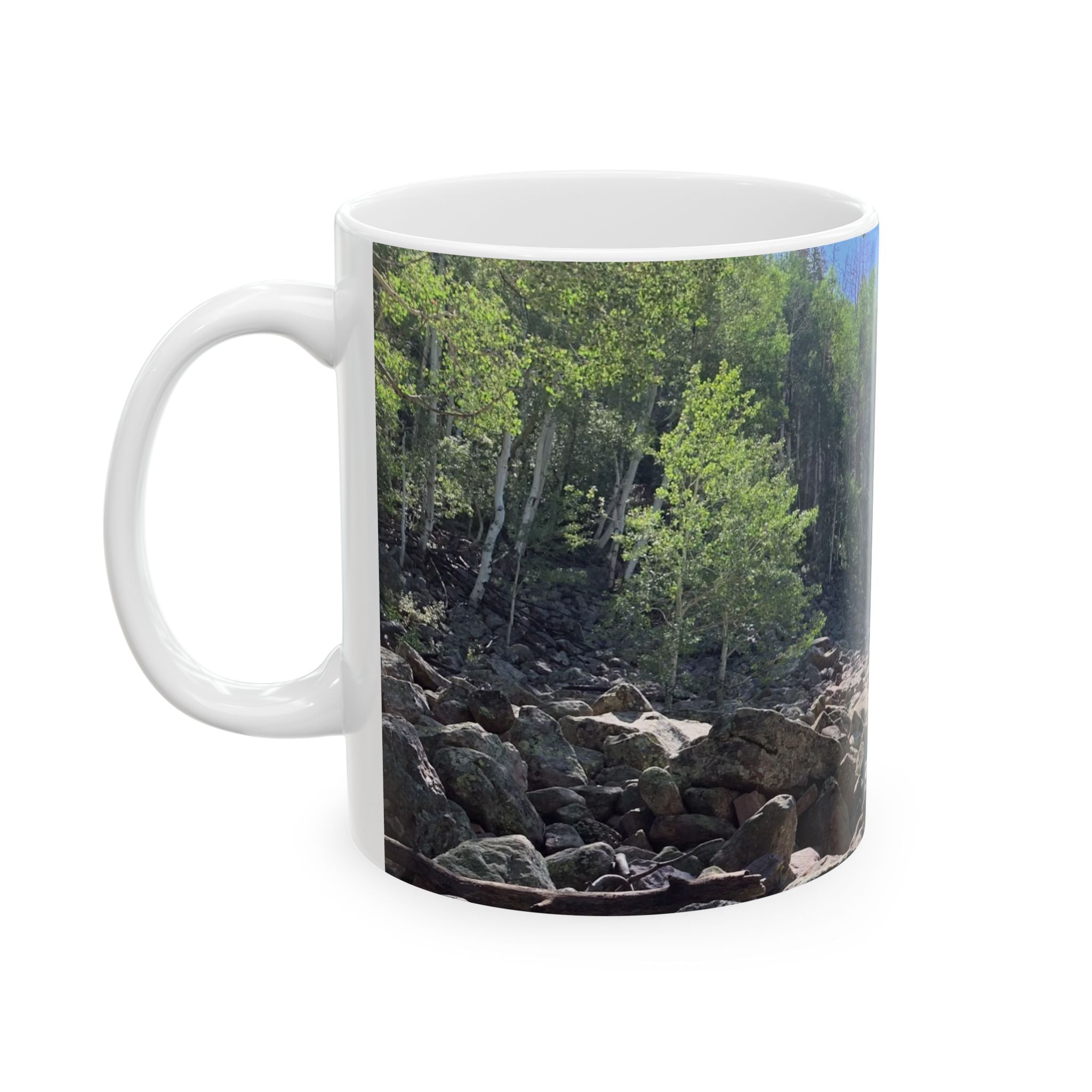 Aspen Grove Ceramic Mug - Nature Landscape Coffee Cup (11oz & 15oz)