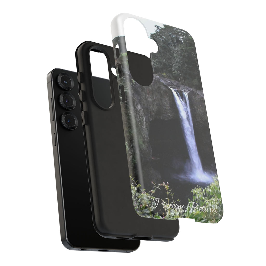 Waterfall Photo Phone Case - Scenic Nature Phone Case with 'Pinecone Pictures' Signature