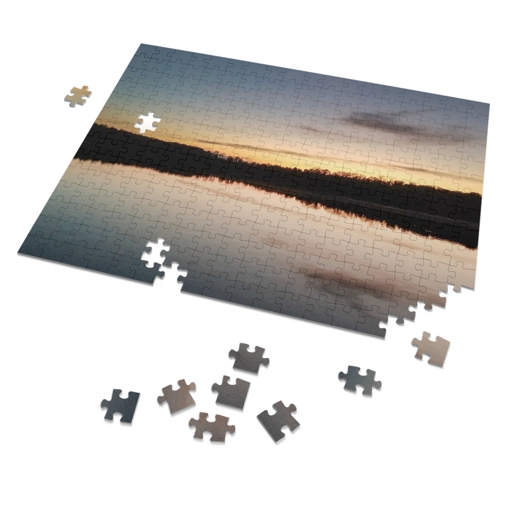 Jigsaw Puzzle with Tin