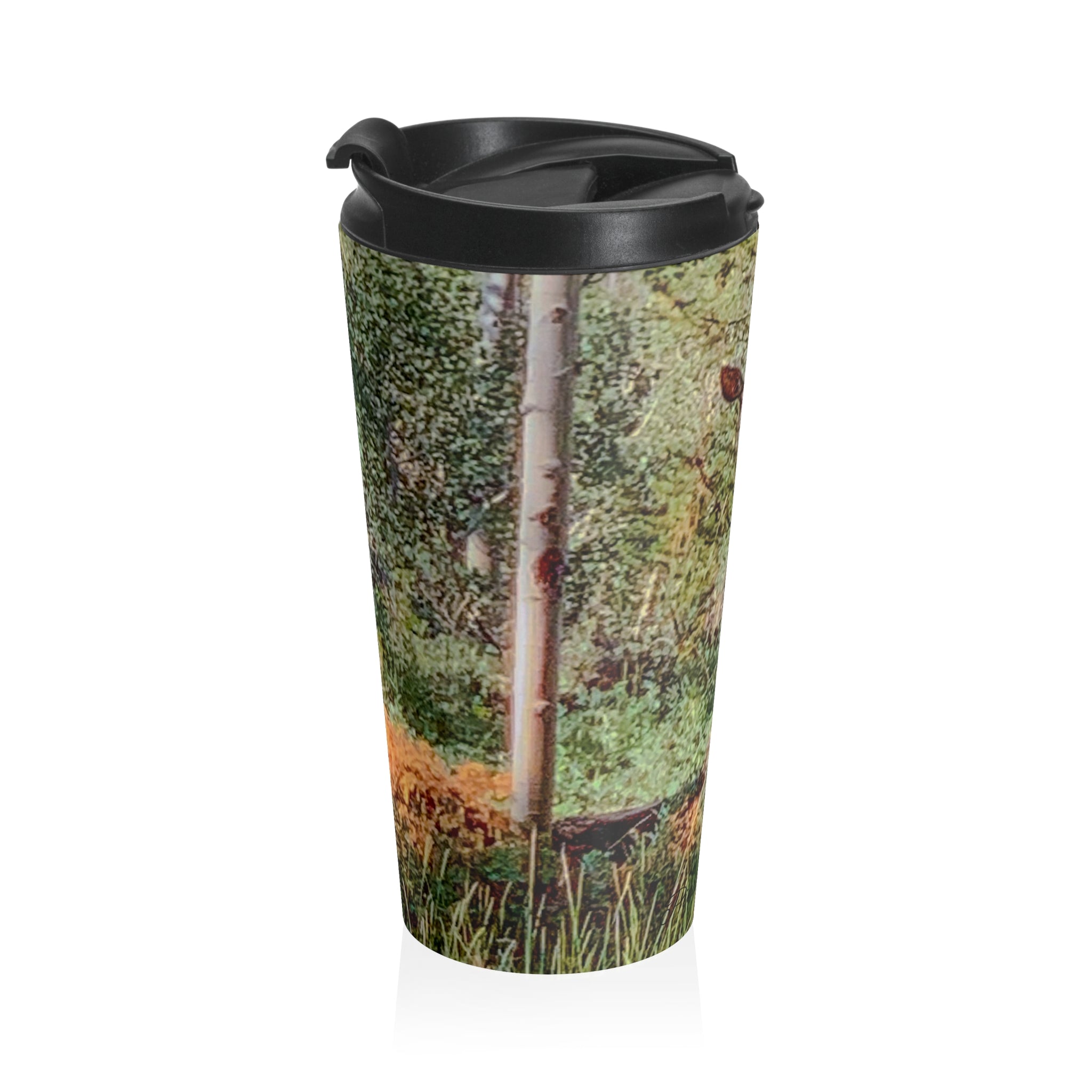 Travel Mug — Woodland Doe Stainless Steel Insulated Coffee Tumbler